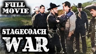 STAGECOACH WAR | William Boyd | Full Western Movie | English | Wild West | Free Movie