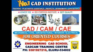 Autocad coaching centre providing job oriented training with lowest price for civi and mechanical