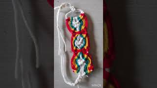 How to make Rakhi/Friendship Band//Macrame// Wool