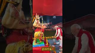 Our Indian PM Modi ji during Navaratri Pooja