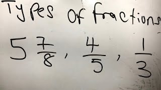 Types of Fraction and Its Identification