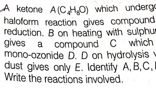 organic chemistry 
how to find A B C D in an organic conversion with an example