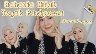 TIPS AND TRIK MEMAKAI DAN SETRIKA HIJAB SEGI EMPAT AGAR TEGAK PARIPURNA ANTI LETOY||TIPS HIJAB TEGAK