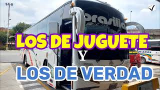 Buses de verdad y buses de juguete