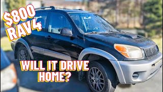 I Bought the COOLEST Toyota SUV For $800, Will it Drive 300 Miles Home? + Engine Flush, Oil Change