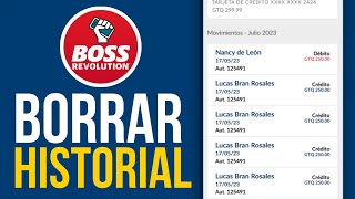 ✅Como BORRAR El Historial De Boss Revolution (Fácil y Rápido)🔴