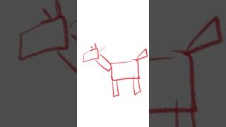 A quick tutorial on how to draw horses.