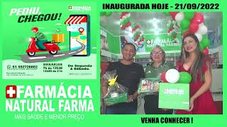 INFORME PUBLICITÁRIO   INAUGURAÇÃO DA NATURAL FARMA EM SSBV