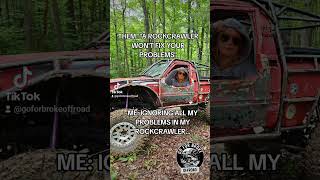 WORKS FOR ME #goforbroke #offroad #TOYOTAOFFROAD #TOYOTACRAWLER #OFFROADING #3RZ