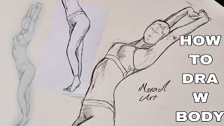 The easiest and simplest way to draw the body (tutorial)