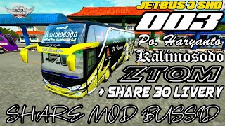 Share Mod Bussid Jb3 SHD - Mod Jetbus 3 SHD By ZTOM + Share 30 Livery