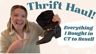 Thrift Haul - Everything I Bought in Connecticut To Resell Online