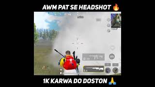 AWM Pat Se Headshot🔥#shorts #short #bgmi #pubgmobile