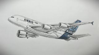 How To Draw an Airbus A380