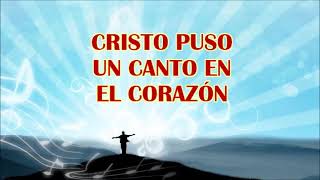 Cristo Puso Un Canto - pista karaoke - Jesus Put This Song