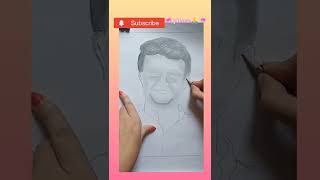 sourav ganguli drawing#youtubeshorts #shorts ##potrait Drawing#shorts