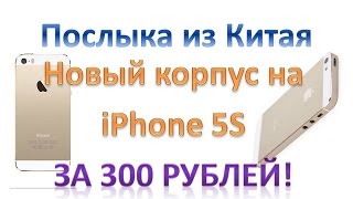 Новый корпус на iPhone 5S за 300 рублей с аукциона и Дисплей на iPhone 5S! Посылка из Китая