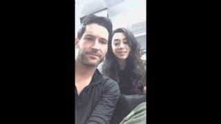 Tom Ellis & Aimee Garcia on Chloe Finding Out - Lucifer Instagram Live - Jan 22 2018