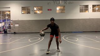 HOW TO BECOME THE SHIFTIEST BASKETBALL PLAYER.. BEST WEIGHTED BASKETBALL DRILLS FOR HANDLES..