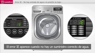 Soporte LG España - Error IE en Lavadora LG