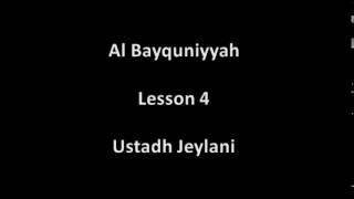 Al Bayquniyyah Lesson 4