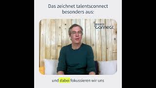 Das zeichnet talentsconnect besonders aus: