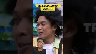 AYU KENA JOKES FITNAH DICKY😂 #trending #youtubeshorts #bts #ayutingting #dicky #andretaulany #short