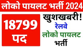 Railway recruitment board new notice 2024 | रेलवे लोको पायलट वैकेंसी के लिए नई नोटिस जारी |