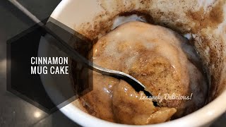 HOW TO MAKE 1 MINUTE CINNAMON CAKE IN A MUG! 🥧