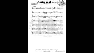 Jinetes en el cielo - banda jerez (partitura)