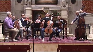 Vivaldi  cello concert (RV413 in G major) D. Amadio - Interpreti Veneziani (in rehearsal)