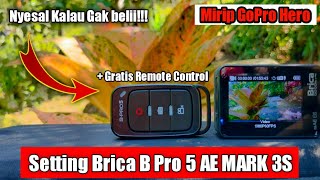 CARA SETTING KAMERA BRICA BPRO5 AE MARK 3S | MIRIP GOPRO HERO 5 | 1 JUTAAN