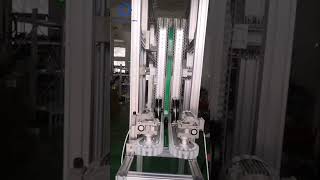 High capacity vertical transport Bottle Gripper Conveyor System #conveyorsolutions