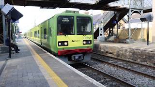 DART 8622+8621 departing from Malahide