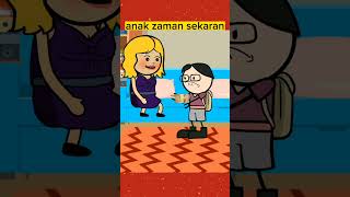 anak zaman sekarang #shorts #animasi #tweencraft