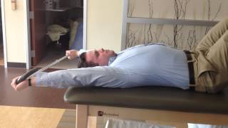 Supine Shoulder Abduction with Arms Extended