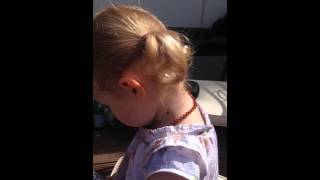 Irish 2-year-old has perfected her phone calls already