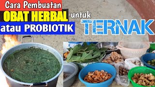 CARA MEMBUAT RAMUAN LENGKAP OBAT HERBAL UNTUK TERNAK BABI/AYAM