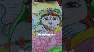 Rate My Art Based On Your Battery🔋%#youtubeshorts #Shrikrishna #drawing