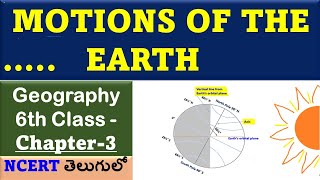 MOTIONS OF THE EARTH| భూమి చలనాలు| ROTATION AND REVOLUTION  OF EARTH| భ్రమణంపరిభ్రమణం @Aishwarya Ram