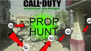 PROP HUNT IN MWR!!-(Call of duty modern warfare remastered weekend warfare gameplay!)