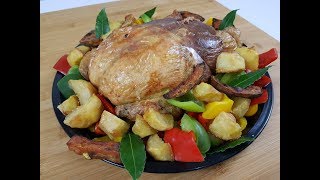 POLLO RIPIENO FACILISSIMO - Thanksgiving  recipe | Ricetta - SugarDany