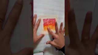 رسم أجمل لوحه بأقل من دقيقه!🤩 غروب الشمس🌅