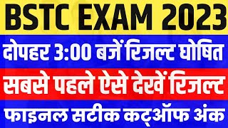 Bstc Exam Result 2023 Rajasthan Bstc Exam Result Kab Aayega , आज रिजल्ट होंगा घोषित ऐसे करें चेक