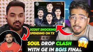 SHOCKING...😳 SCOUT SPENDING REVEALED 😱 MANYA ON DROP CLASH WITH GE IN BGIS FINAL 🚨