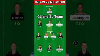 IND-W vs NZ-W ODI DREAM11 PREDICTION. #shorts #viral #sports