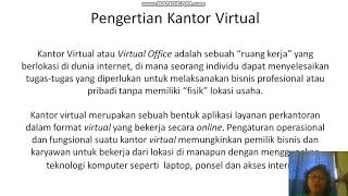 Materi Pengertian Kantor Virtual