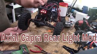 Axial Capra Build Pt6 Rear Light Mod update