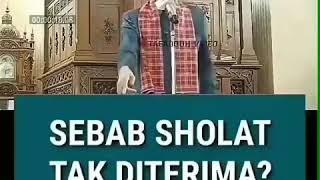 Penyebab sholat tidak diterima