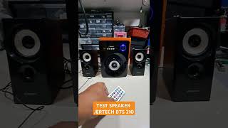 TEST SUARA SPEAKER BLUETOOTH JERTECH BT S210 #speaker #jertech #speakermurah #speakerbluetooth